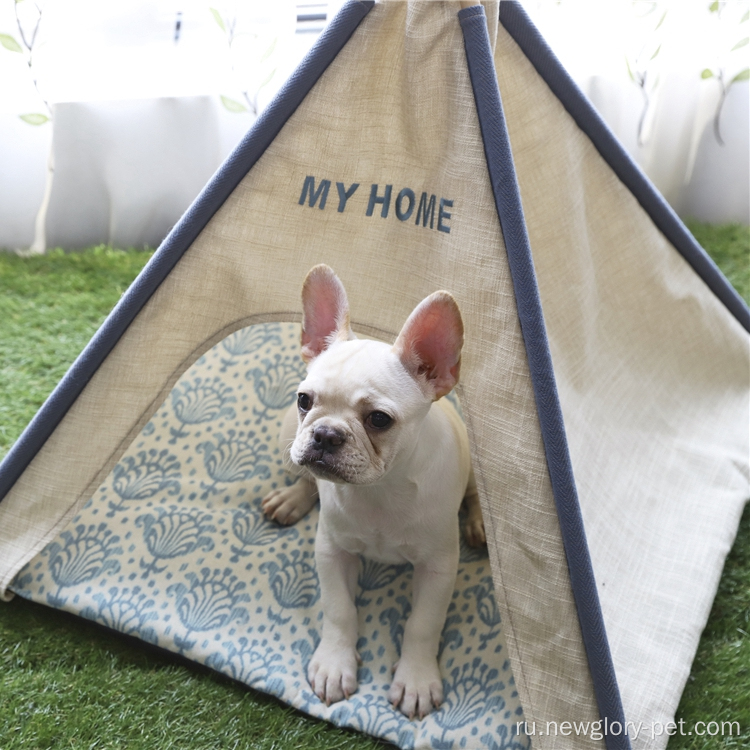 Легко собрать собачьную палатку