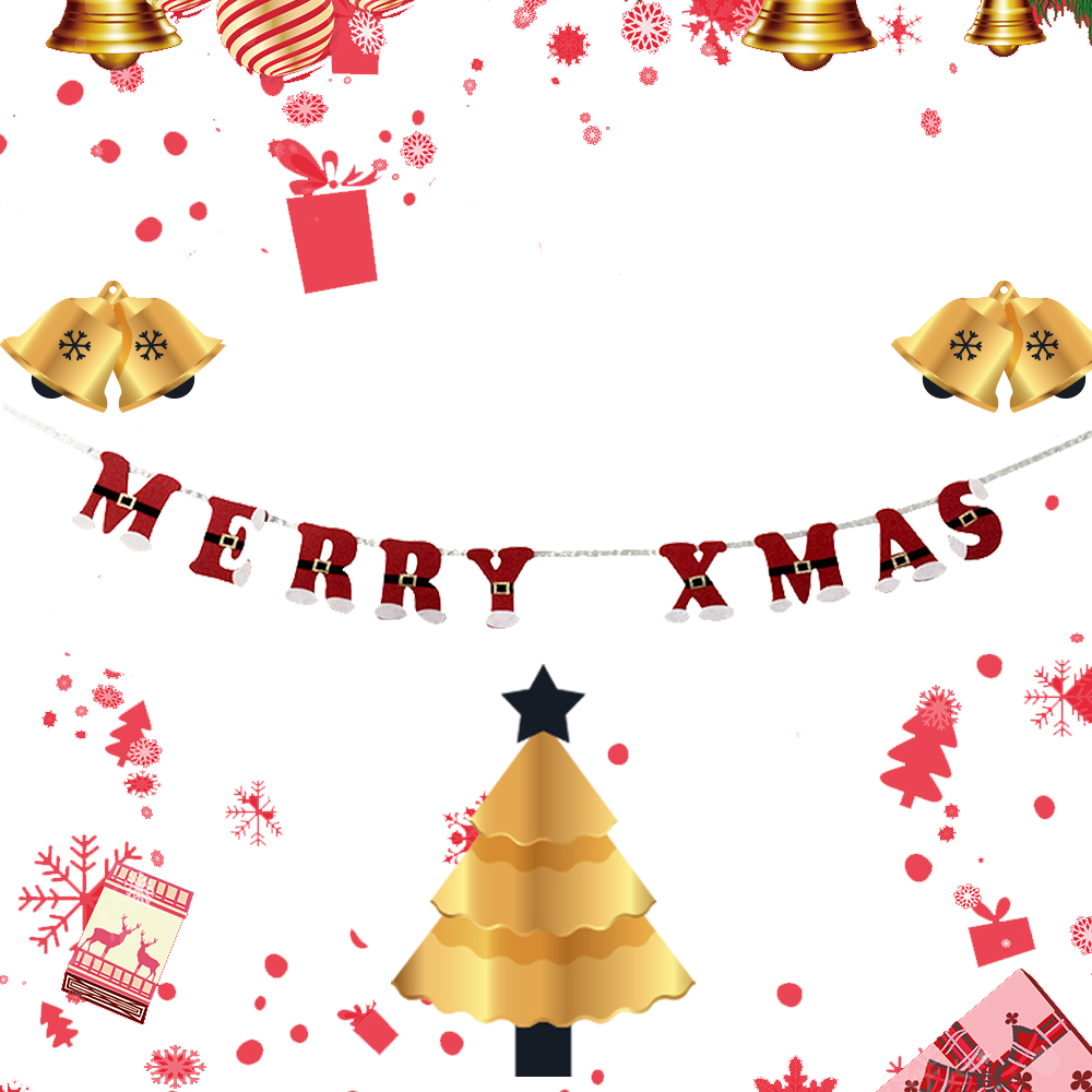 Merry XMAS christmas banner flag