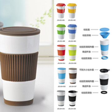 Single wall leaves filter reinforced porcelain cup