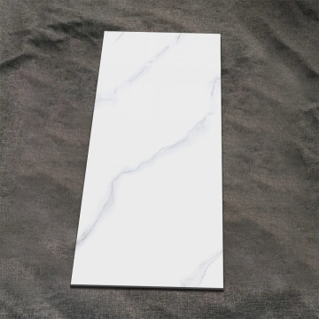 Foshan White Marble Texture Polished Glazed Tiles Manufacturer for Kitchen and Bathroom