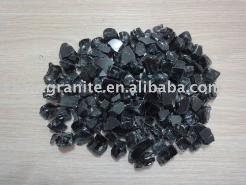 Crushed Black Glass Rock, High Quality Crushed Black Glass Rock on ...