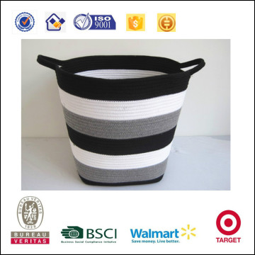 sewing cotton rope and coil storage basket