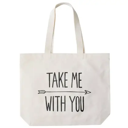 The canvas transport top tote handle bag