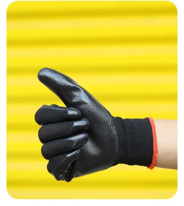 Powder Free Nitrile Gloves Black Medium