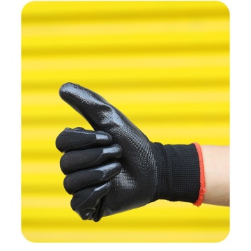Powder Free Nitrile Gloves Black Medium