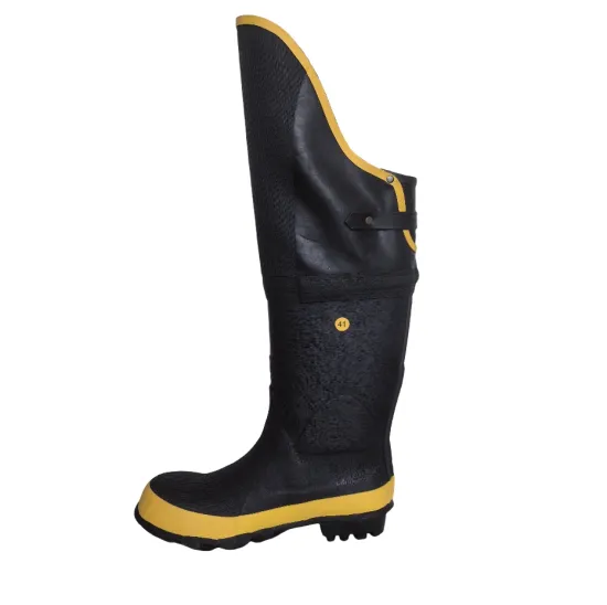 Custom Men's Steel Toe Rubber Rain Boots - Over-the-Knee Wellies for Agriculture and Construction