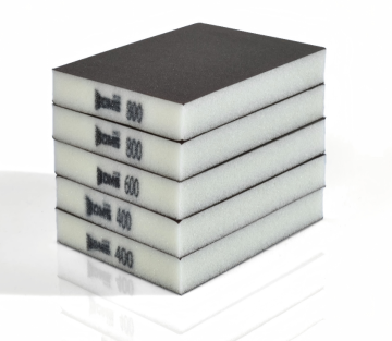 Double-Sided Foam Sanding Block for Smooth Finishing