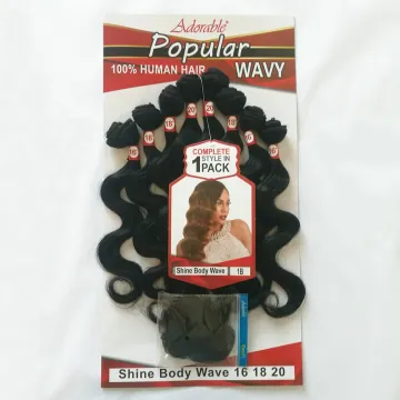 Xuchang Adorable hair Wholesale price animal human hair mixed synthetic fiber hair weaving Body wave 8pcs/lot with free closure