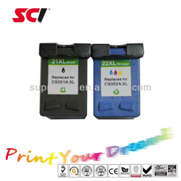 compatible ink cartridge 22xl for HP Deskjet 3940 HP PSC 1400 All-in-One Series HP 1250 Fax Deskjet D1400 D2330 D2360