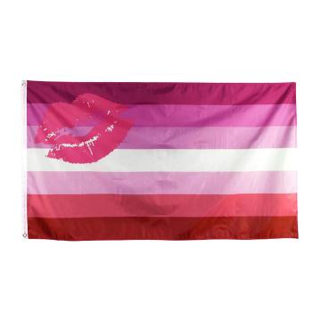 Polyester Flag Gay Pride Banner Rainbow Flags