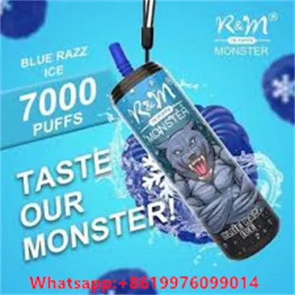 R&M Monster puffs disposable vapes Limited Stock