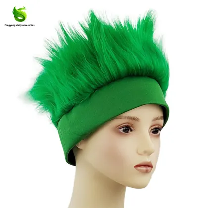 Crazy Cheering Props World Cup Fan Wig Headband