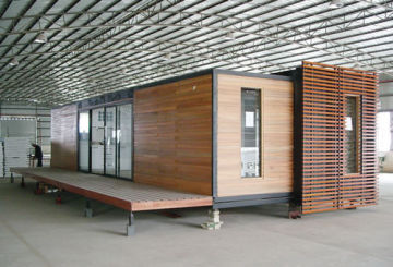 Recycling High Strength Modified Container House Galvanized Steel Frame For Store