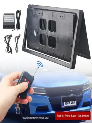 US Car Electric License Plate Frame