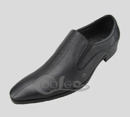 Wholesale slip on business men shoes with rubber sole