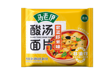 Seaweed and Dried Shrimp Flavor Noodle Slices