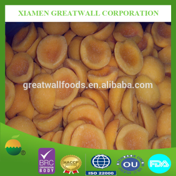 Supply Frozen yellow peach halves