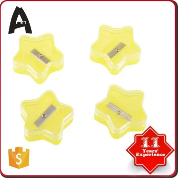 Reasonable & acceptable price factory supply colour novelty plastic pencil sharpener