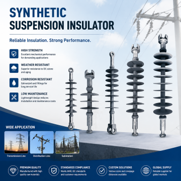 Synthetic Insulator HDG End Fittings | Overhead Line Equipment | High Voltage Deadend Insulator