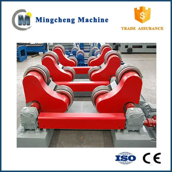 idler roller welding machine with hydraulic rotator