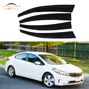 Auto Black Tinted Car Phụ kiện phụ Phụ kiện Gió cho Kia Cerato 2012-2018