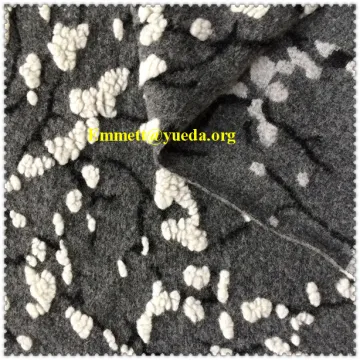 plum blossom flowers floral jcquard pattern woolen knit fabric