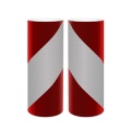 Red White Reflective Tape 3M Alternated stripes right and left, high intensity Factory