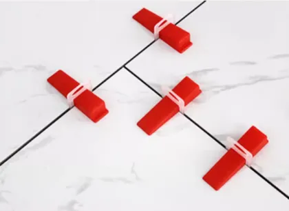 Ceramic tile gap leveler wear-resistant