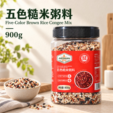Pětibarevná směs hnědé rýžové kaše Mix 900g
