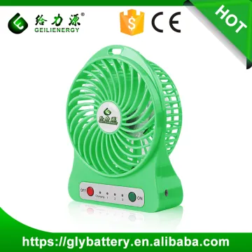 High Speed 5V Portable Mini Fan With Lithium-ion battery 18650