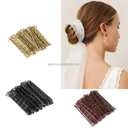 Bobby Pins for Waved Hair: Wedding Bridal Headwear and Hairstyle Accessories