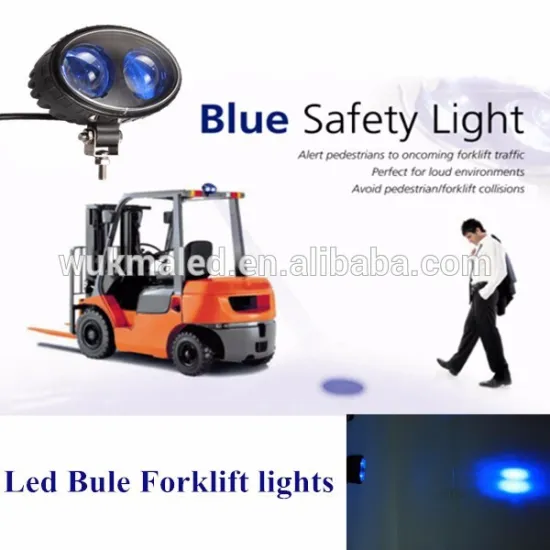 Safety blue point led work light 10w 10-100v led forklift warning lights, bule light forklift