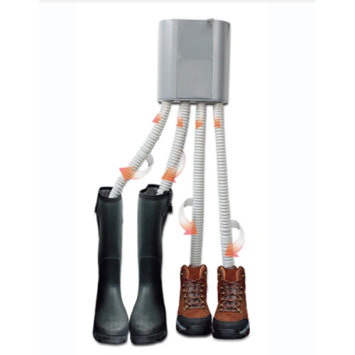 벽에 신발을 마르는 랙