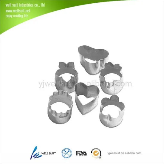 Food grade high quality stainless steel cookie molds
