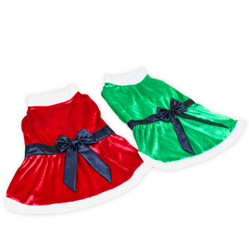 Super Fabric Classic Dog Clothes Pet Christmas Dress