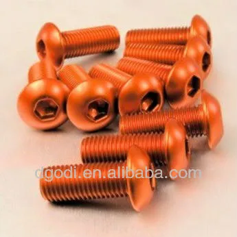 custom countersunk head aluminum carriage bolt