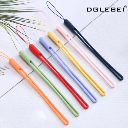 Multicolor Liquid Silicone Wrist Lanyard - Creative Key Lanyard Elastic