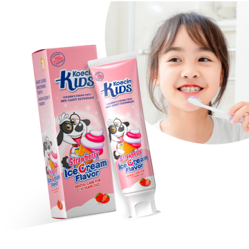 Custom Logo 70g Kids Toothpaste: Strawberry Flavor, Teeth Health & Whitening for Children