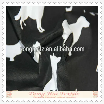 100 cotton dog print fabric for bag