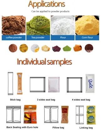 Automatic Protein Powder Health Products Double Bag Packing Machine