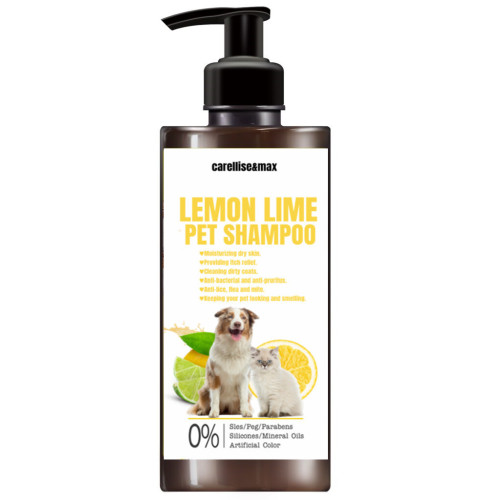 Donzige hond huisdier luizen shampoo douchegel