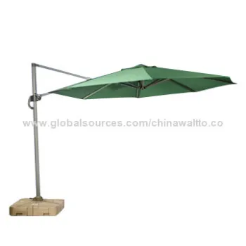 New design outdoor hanging umbrella, made of aluminum frame and polyester fabric