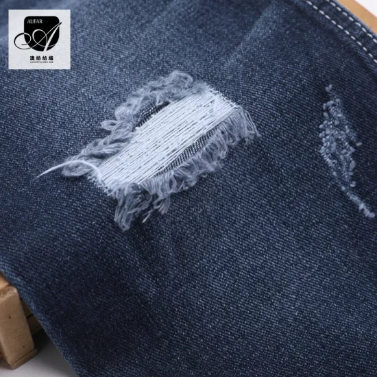Fashion Textile Cotton Stock Jean Denim Shirt Fabric