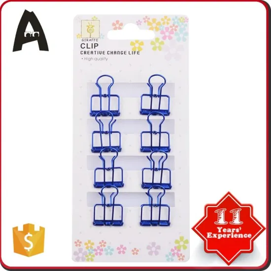 Latest style factory directly oem design bulldog clip