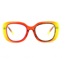 Lamination Acetate Frame For Woman Oval Lamination Acetate Glasses Factory