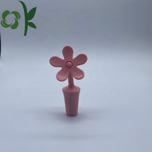 Flower Design Silicone Bottle Stopper