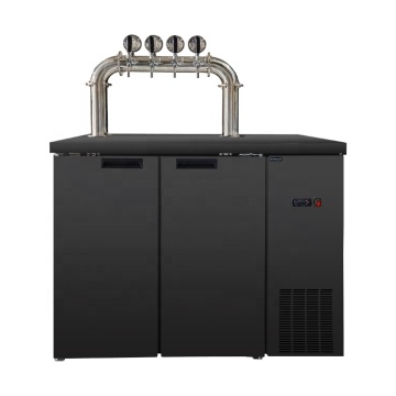 47" Beer Keg Refrigerator Tap Dispenser: 2 Door Kegerator Fridge