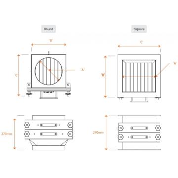 ZMC-D Magnetic easy clean filter -Double