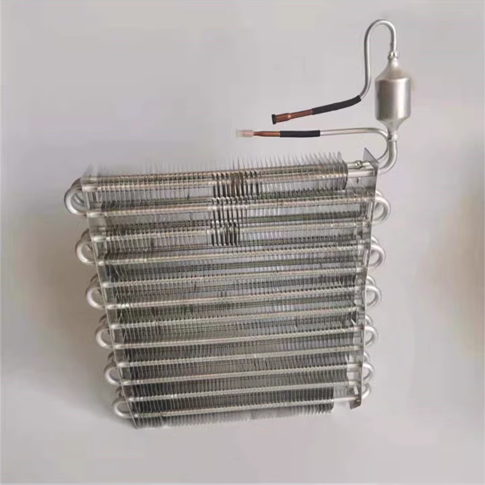Beverage preservation display case condenser