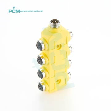Automation DeviceNet Distribution Box with 7/8in - 16 UN2 Thread and 5Pin 8 Way IO Bus